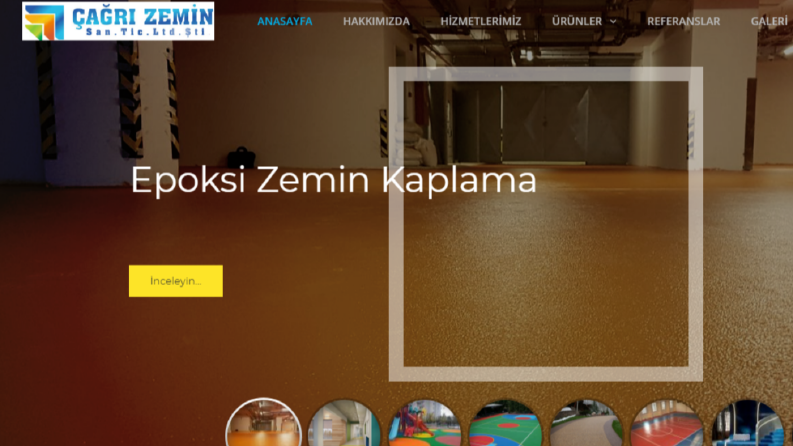 Çağrı Yapı Epoksi Zemin Sistemleri Web sitesi