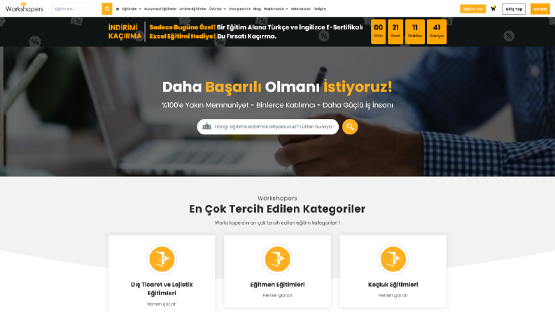 Workshopers - Web Sitesi Yazılım Geliştirme ve Düzenleme