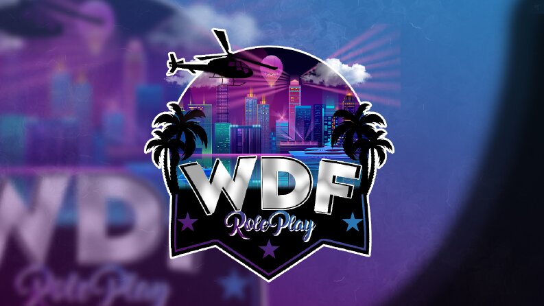 WDF fivem Sunucusu İçin tasarladığım banner ve logo