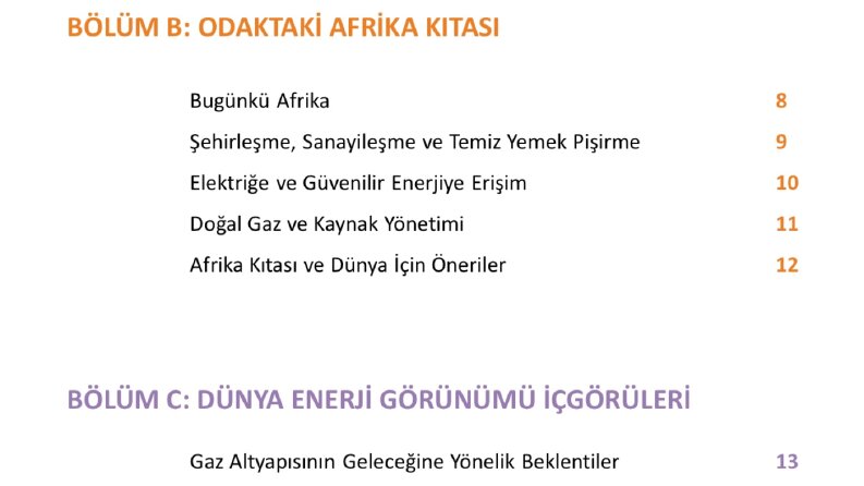 World Energy Outlook 2019 Çevirisi