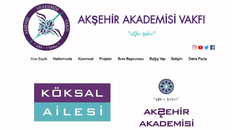 Akşehir Akademisi Vakfı Websitesi