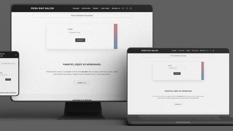 Poshbaysalon.com & Kurumsal Web Sitesi Yapımı
