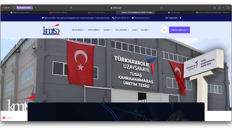 Kahramanmaraş Ticaret ve Sanayi Odaları | Website