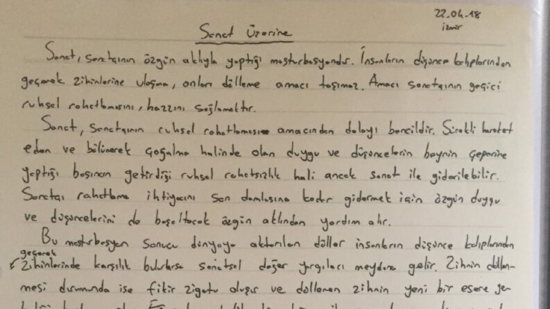 Sanat Üzerine