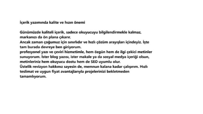 METİN YAZARLIĞI 