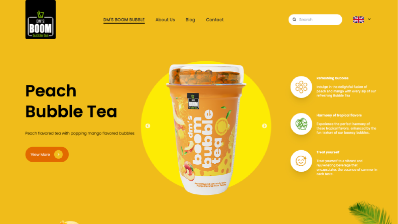 boombubbletea Web Site