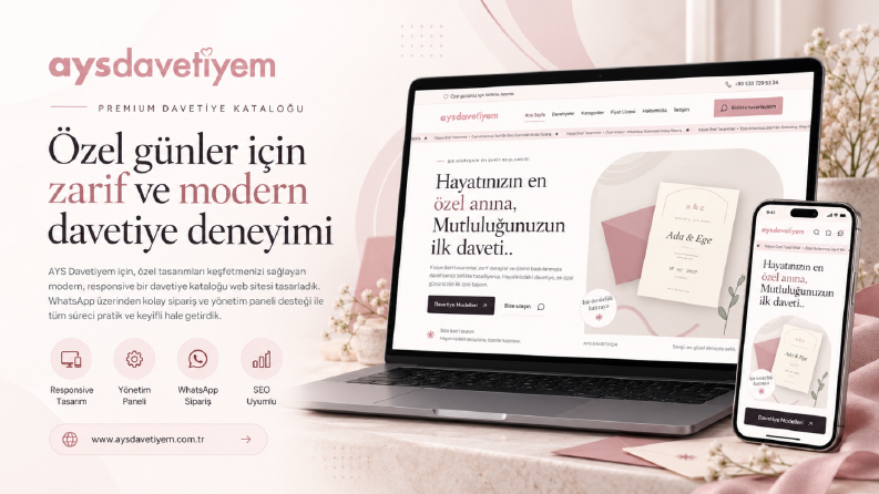 Ays Davetiyem - Web Sitesi tasarımı
