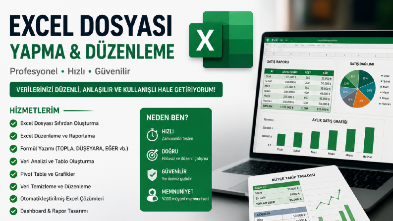 Excel Dosyası Yapma Excel Dosyası Düzenleme