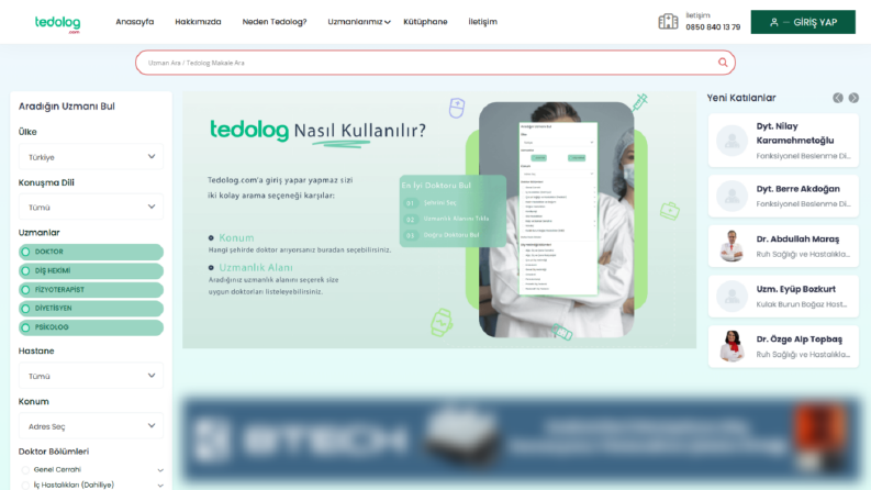 Tedolog Platformu için Özelleştirme Çalışması