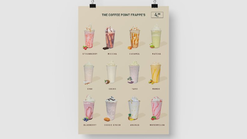The Coffee Point Poster Tasarım