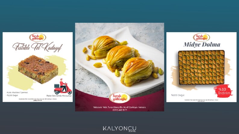 Ajans Bünyesinde Hazırladığım Sosyal Medya Tasarımları