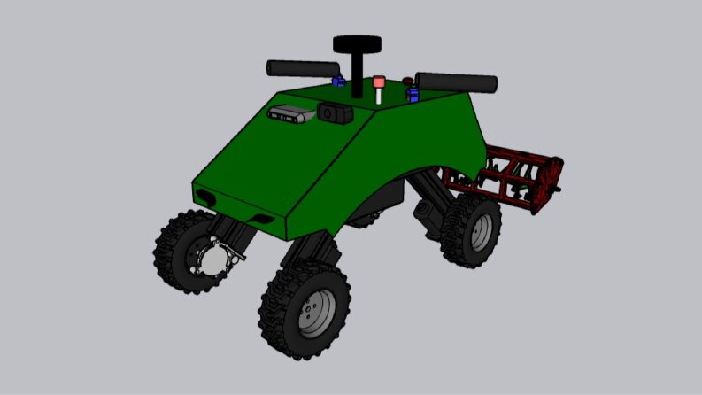 Tarımsal İnsansız Kara Aracı 3D Modellemesi
