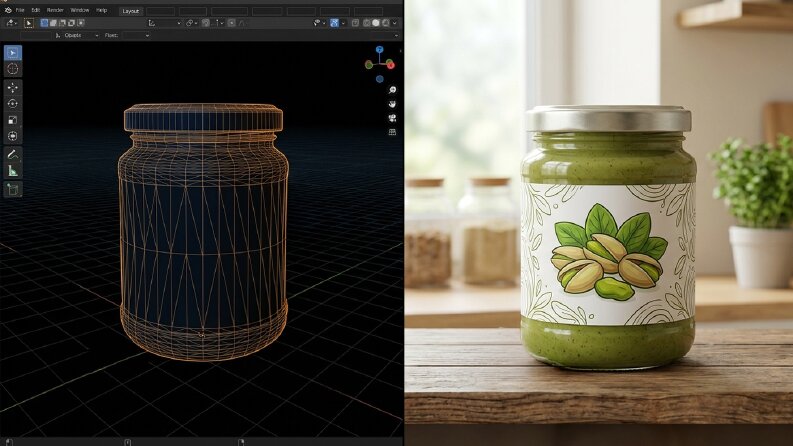 Mockup Giydirme Etiket Tasarımı