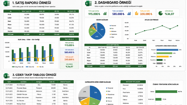 Satış Raporu - Dashboard 