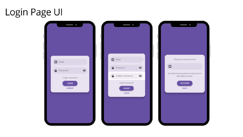 Flutter-Uygulamaya özel sayfa tasarımları yapıyorum