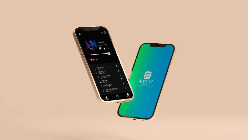 Always Music Mobil Arayüz Tasarımı