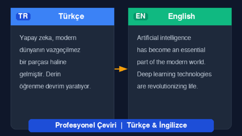İngilizce - Türkçe Akademik Metin Çevirisi