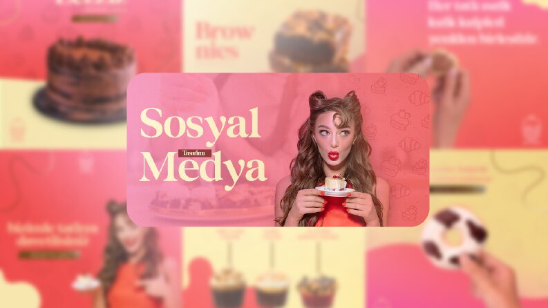 Pastane-Sosyal Medya Tasarımı