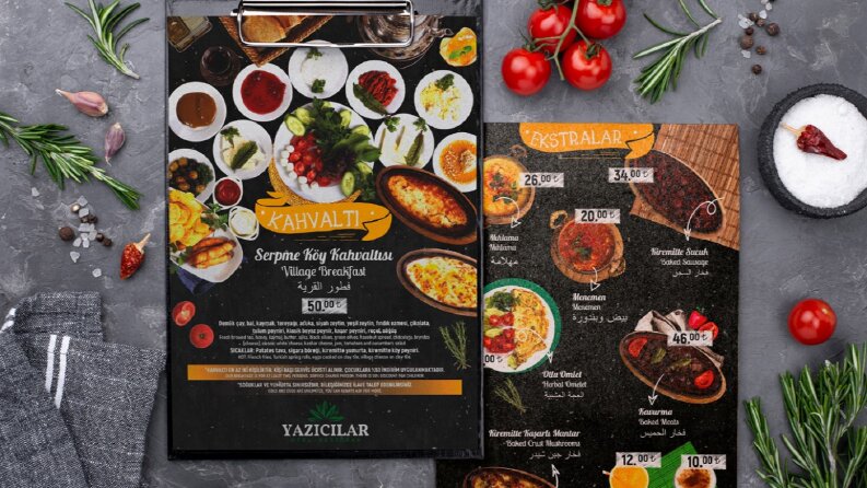 Menü Tasarımı