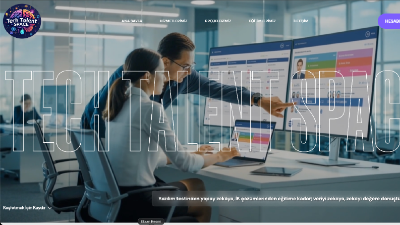 Techtalentspace.com Web Sitesi Tasarımı