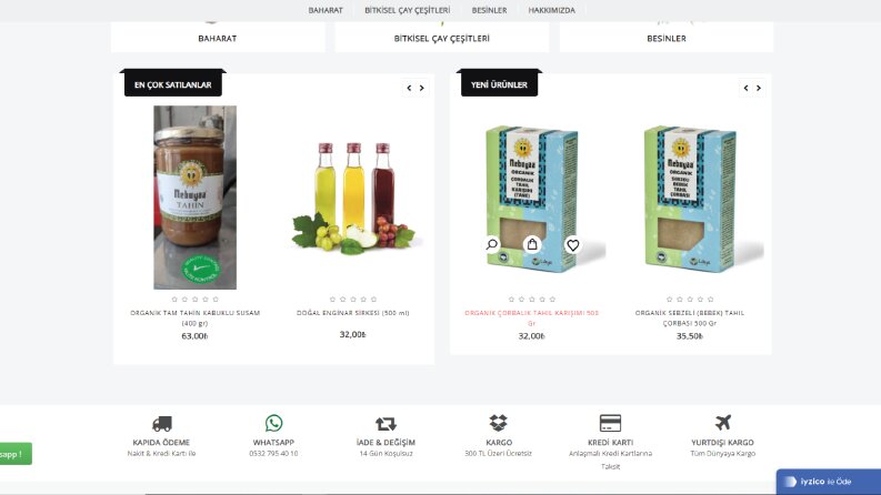 Nebuyaa e-ticaret sitesi
