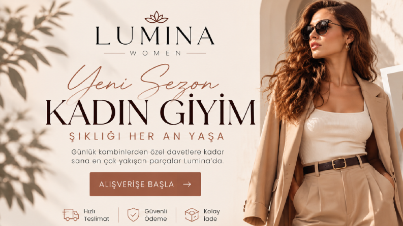 Kadın Giyim | E-Ticaret Banner Konsept Tasarımı