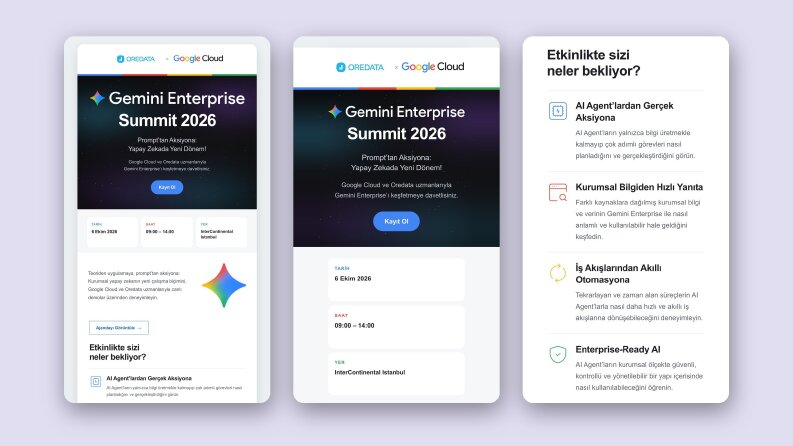 Gemini Enterprise Summit Davet E-postası