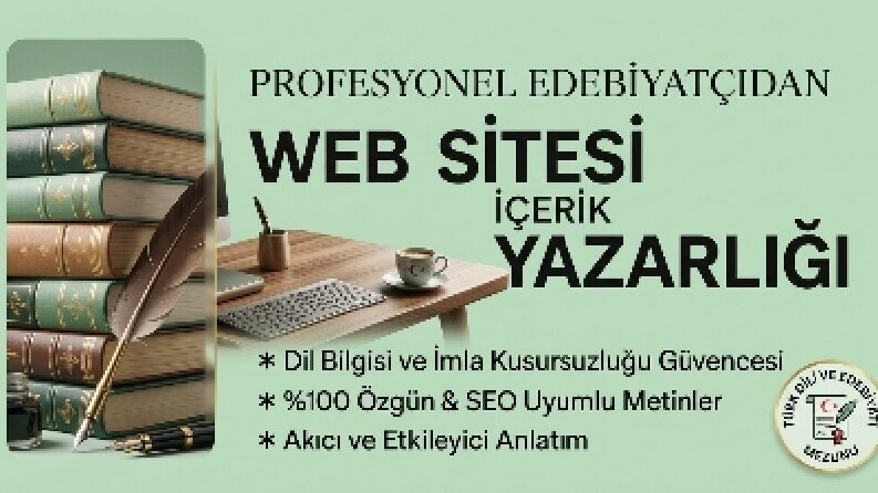 Ben dil bilgisi kusursuz, akıcı ve akılda kalıcı metinler kaleme alırım