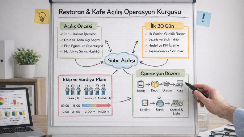 Restoran & Kafe Açılış Operasyon Kurgusu