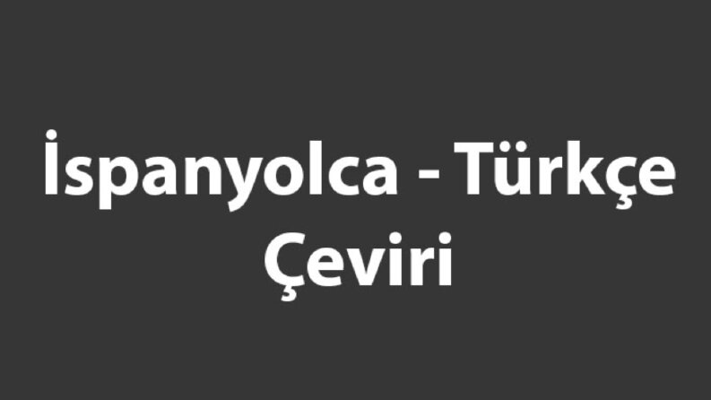 İspanyolca