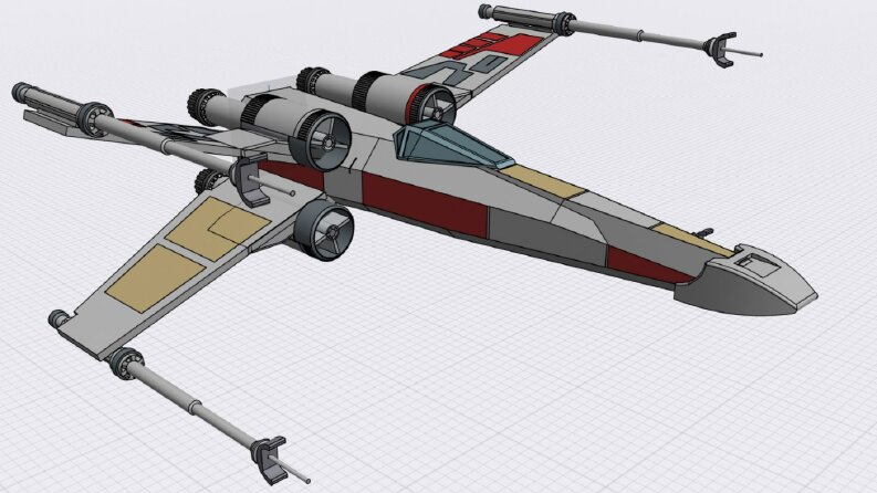 Star Wars X-Wing Modelleme