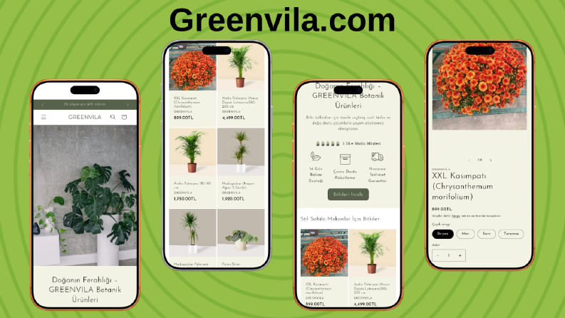 Greenvila.com Shopify Sitesi