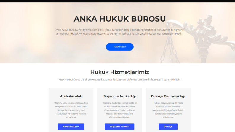 Ankahukuk - WordPress Site Çalışması