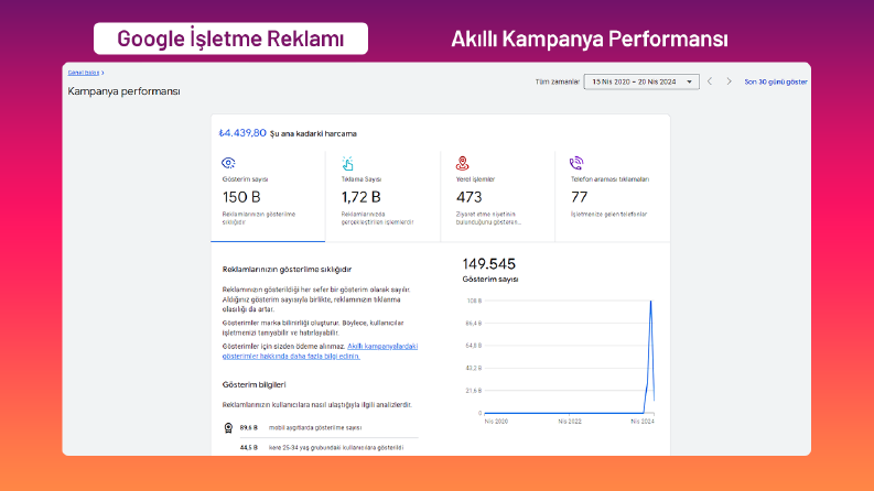 Google Ads Akıllı Kampanya Sonuçları