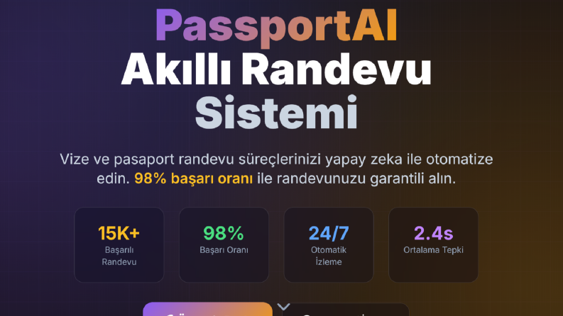 Yapay Zeka Destekli Otonom Hizmet Platformu (Passport AI) Pr