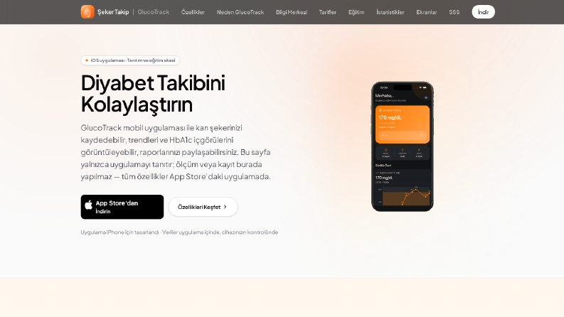 GlucoTrack – Diyabet Takip Web Sitesi