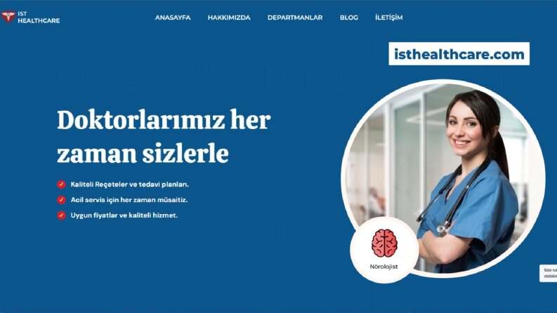 Istanbul Healthcare Kurumsal Web Sitesi