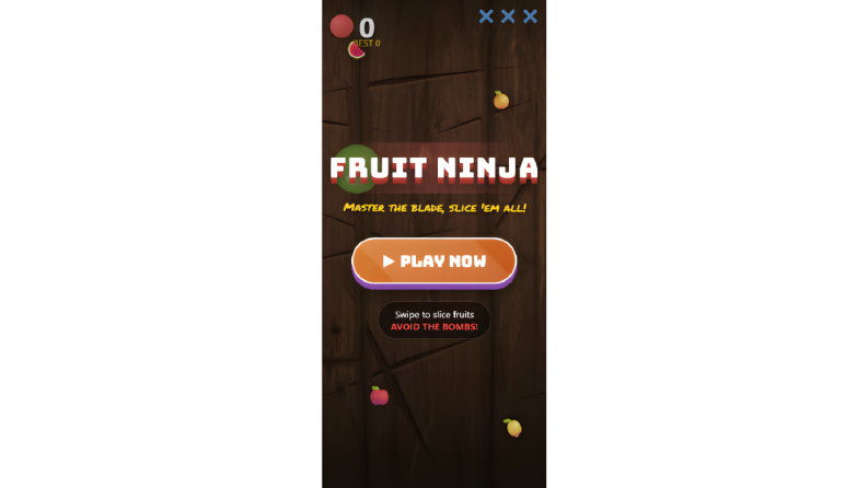 Fruit Ninja Clone - HTML5 Playable Ad