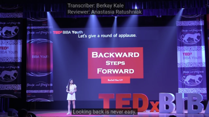 English Subtitle Transcription for TEDx Talk