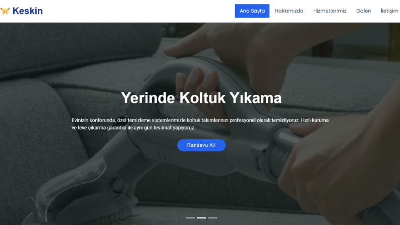 Modern ve SEO Uyumlu Silivri Keskin Halı Yıkama Sitesi