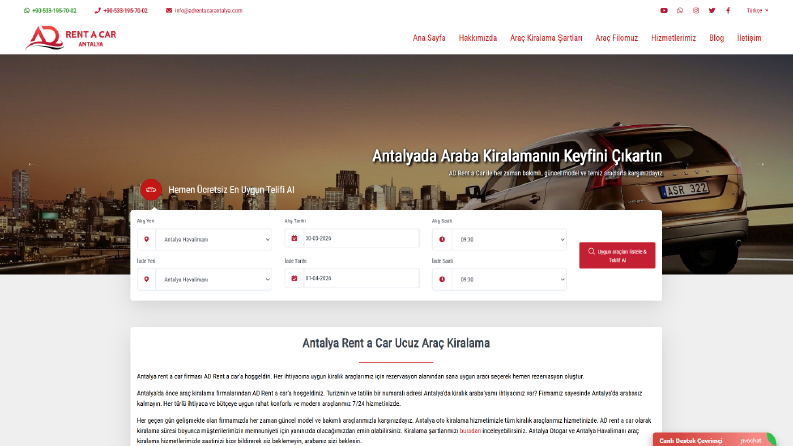 Araç Kiralama Rent a Car