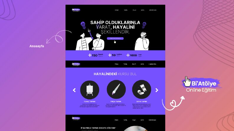 Online Eğitim Platformu UI UX