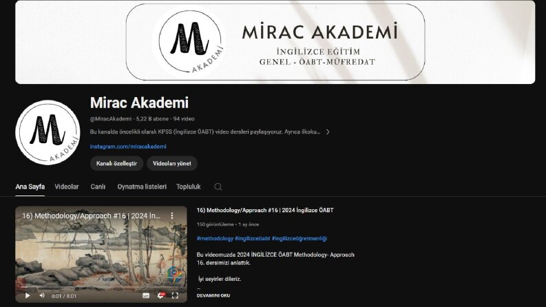 Video Editörü | YouTube Kanal Yönetimi ve İçerik Oluşturma