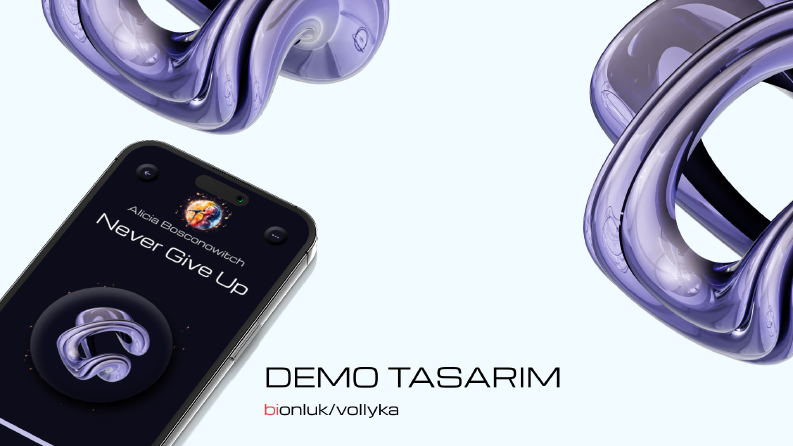 Demo Tasarım - Vollyka Music App Mock UP