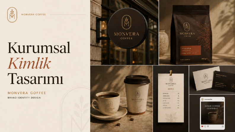 MONVERA COFFEE – Kurumsal Kimlik Tasarımı
