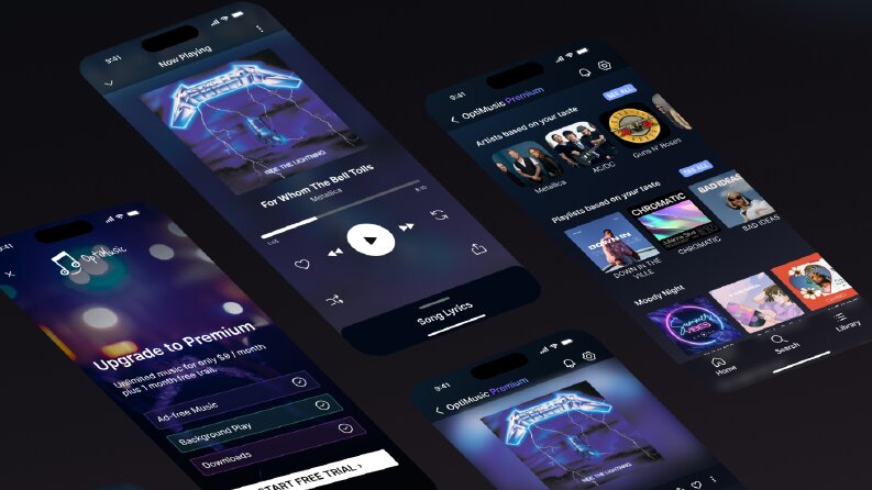 Müzik Uygulaması UI/UX Design