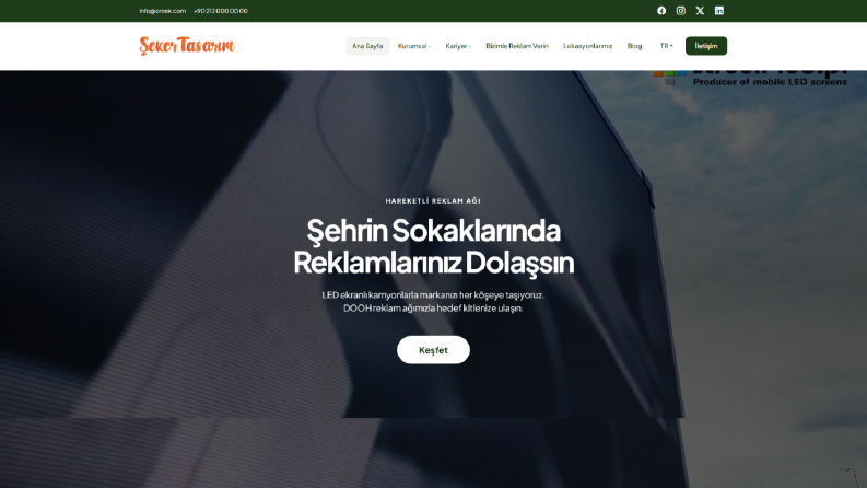 Kurumsal Web Sitesi - Laravel