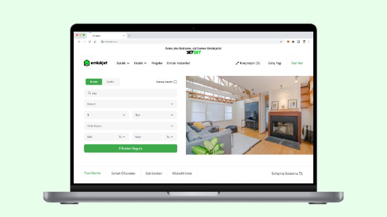 Emlakjet Web Sitesi (Case Study)