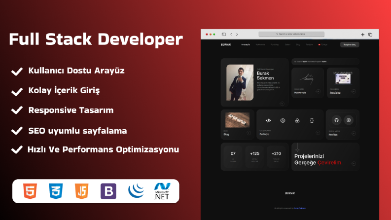 Kişiye Özel Web Sitesi yapabilirim