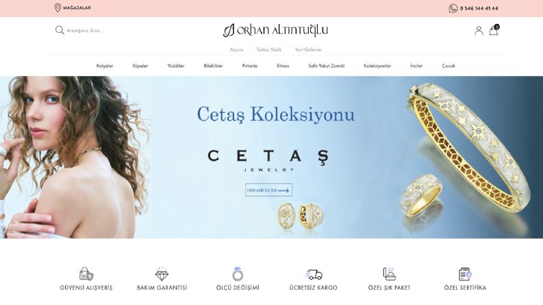 Altıntuğlu Takı - Eticaret Uygulaması